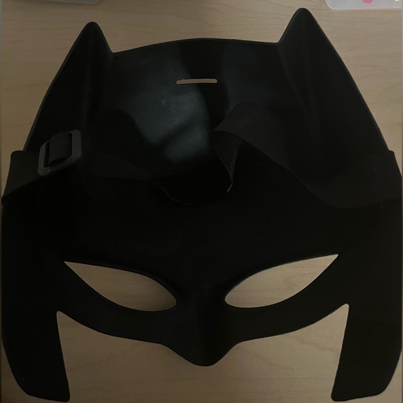 DC Comics Batman mask costume boys black boys halloween stretchy band - Picture 2 of 2